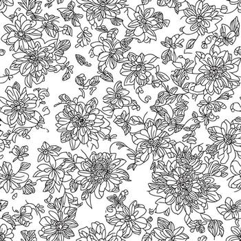floral sin costura modelo. diagonal flor líneas modelo antecedentes. plano resumen flor líneas modelo. Derecho rayas textura antecedentes. línea modelo vector ilustración antecedentes.