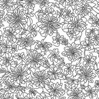 floral sin costura modelo. diagonal flor líneas modelo antecedentes. plano resumen flor líneas modelo. Derecho rayas textura antecedentes. línea modelo vector ilustración antecedentes.