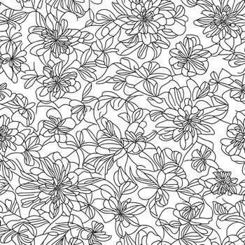 floral sin costura modelo. diagonal flor líneas modelo antecedentes. plano resumen flor líneas modelo. Derecho rayas textura antecedentes. línea modelo vector ilustración antecedentes.