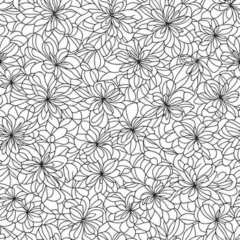 floral sin costura modelo. diagonal flor líneas modelo antecedentes. plano resumen flor líneas modelo. Derecho rayas textura antecedentes. línea modelo vector ilustración antecedentes.