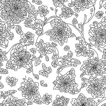 floral sin costura modelo. diagonal flor líneas modelo antecedentes. plano resumen flor líneas modelo. Derecho rayas textura antecedentes. línea modelo vector ilustración antecedentes.