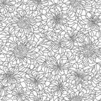 floral sin costura modelo. diagonal flor líneas modelo antecedentes. plano resumen flor líneas modelo. Derecho rayas textura antecedentes. línea modelo vector ilustración antecedentes.