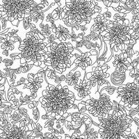 floral sin costura modelo. diagonal flor líneas modelo antecedentes. plano resumen flor líneas modelo. Derecho rayas textura antecedentes. línea modelo vector ilustración antecedentes.