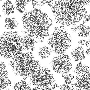 floral sin costura modelo. diagonal flor líneas modelo antecedentes. plano resumen flor líneas modelo. Derecho rayas textura antecedentes. línea modelo vector ilustración antecedentes.