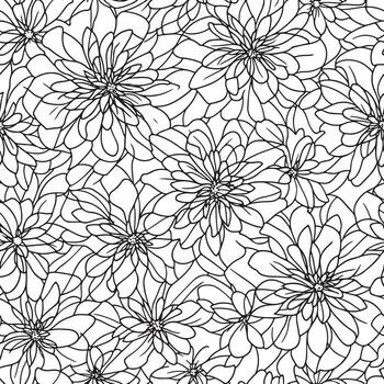 floral sin costura modelo. diagonal flor líneas modelo antecedentes. plano resumen flor líneas modelo. Derecho rayas textura antecedentes. línea modelo vector ilustración antecedentes.