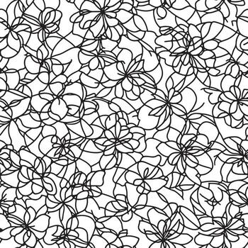 floral sin costura modelo. diagonal flor líneas modelo antecedentes. plano resumen flor líneas modelo. Derecho rayas textura antecedentes. línea modelo vector ilustración antecedentes.