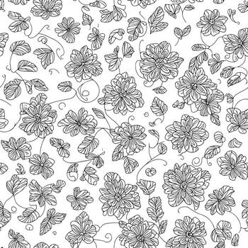 floral sin costura modelo. diagonal flor líneas modelo antecedentes. plano resumen flor líneas modelo. Derecho rayas textura antecedentes. línea modelo vector ilustración antecedentes.