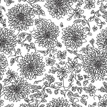 floral sin costura modelo. diagonal flor líneas modelo antecedentes. plano resumen flor líneas modelo. Derecho rayas textura antecedentes. línea modelo vector ilustración antecedentes.