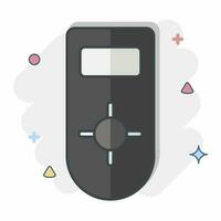 Icon Remote control 2. related to Air Conditioning symbol. comic style. simple design editable. simple illustration vector