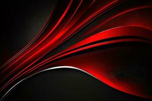 black and red abstract background generated by ai photo