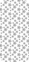 Rectangle flowers background for decoration. vector