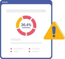 Web Data Error Illustration vector