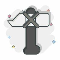 Icon Weapon. related to Prehistoric symbol. comic style. simple design editable. simple illustration vector