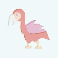 Icon Animal. related to Prehistoric symbol. flat style. simple design editable. simple illustration vector