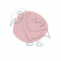 Icon Animal. related to Prehistoric symbol. Color Spot Style. simple design editable. simple illustration vector