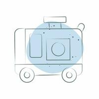 Icon Generator. related to Construction Vehicles symbol. Color Spot Style. simple design editable. simple illustration vector