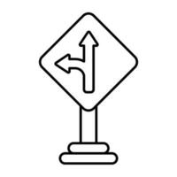 Modern design icon of directional arrows vector