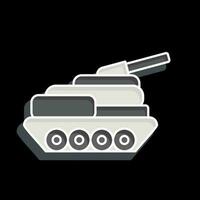 Icon Tank. related to Military symbol. glossy style. simple design editable. simple illustration vector