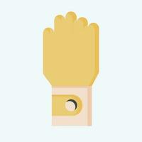 Icon Gloves. related to Golf symbol. flat style. simple design editable. simple illustration vector