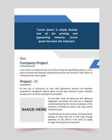 Brochure creative design, Multipurpose template with cover, Vertical a4 format, back and inside pages, Trendy minimalist flat geometric design, book cover, flyer design vector