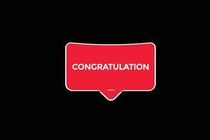 congratulation  vectors, sign, level bubble speech congratulation vector