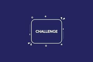 challenge  vectors, sign, level bubble speech challenge vector