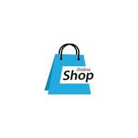 online shop logo technology symbol design vector retail web market buy