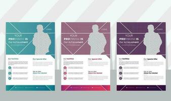 Flyer template set for fashion sale Pro Vector