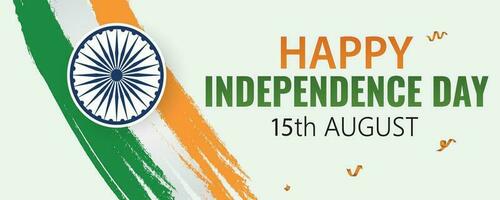 Independence Day India 15 August vector design, India flag, official colors and proportion correctly, Vector illustration, National India flag