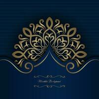 luxury background, with mandala ornament vector