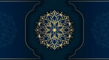 luxury background  with mandala ornament vector