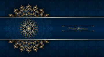 luxury background  with mandala ornament vector