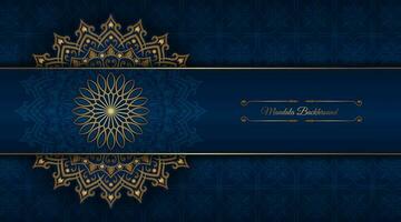 luxury background  with mandala ornament vector