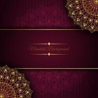 luxury background, with mandala ornament vector