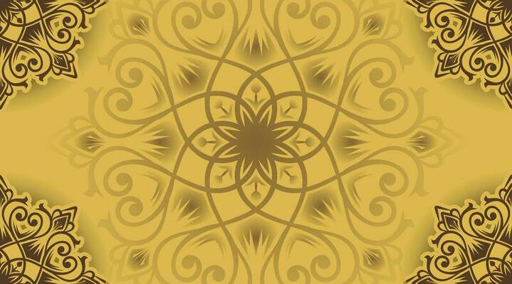 simple background, decorative mandala ornament
