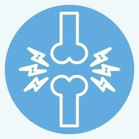 Icon Joint. related to Orthopedic symbol. blue eyes style. simple design editable. simple illustration vector