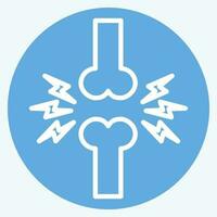 Icon Joint. related to Orthopedic symbol. blue eyes style. simple design editable. simple illustration vector