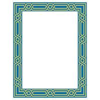 colorful beautiful modern classic frame ornament vector