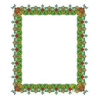 frame decoration with floral ornament, classic ornament, traditional ornament vector