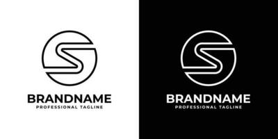 Modern Letter S Logo, suitable for any business with S initial. vector