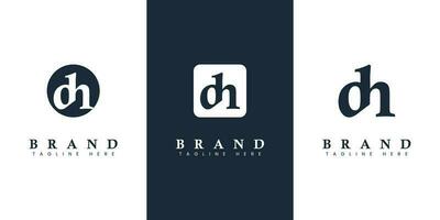 Modern and simple Lowercase DN Letter Logo, suitable for any business with DN or ND initials. vector