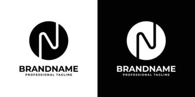 Modern Letter N Logo, suitable for any business with N initial. vector