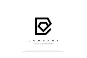 Simple Letter B Diamond Logo Design Vector