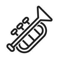 trumpet icon vector