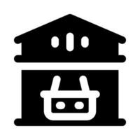 warehouse icon for your website, mobile, presentation, and logo design. vector