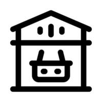 warehouse icon for your website, mobile, presentation, and logo design. vector