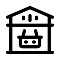 warehouse icon for your website, mobile, presentation, and logo design. vector