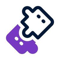 puzzle icon for your website, mobile, presentation, and logo design. vector