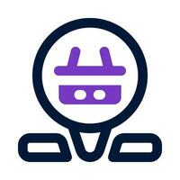 location icon for your website, mobile, presentation, and logo design. vector