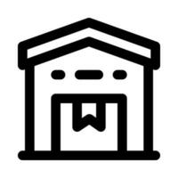 warehouse icon for your website, mobile, presentation, and logo design. vector